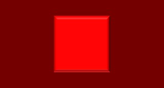 bright red button on dark red background